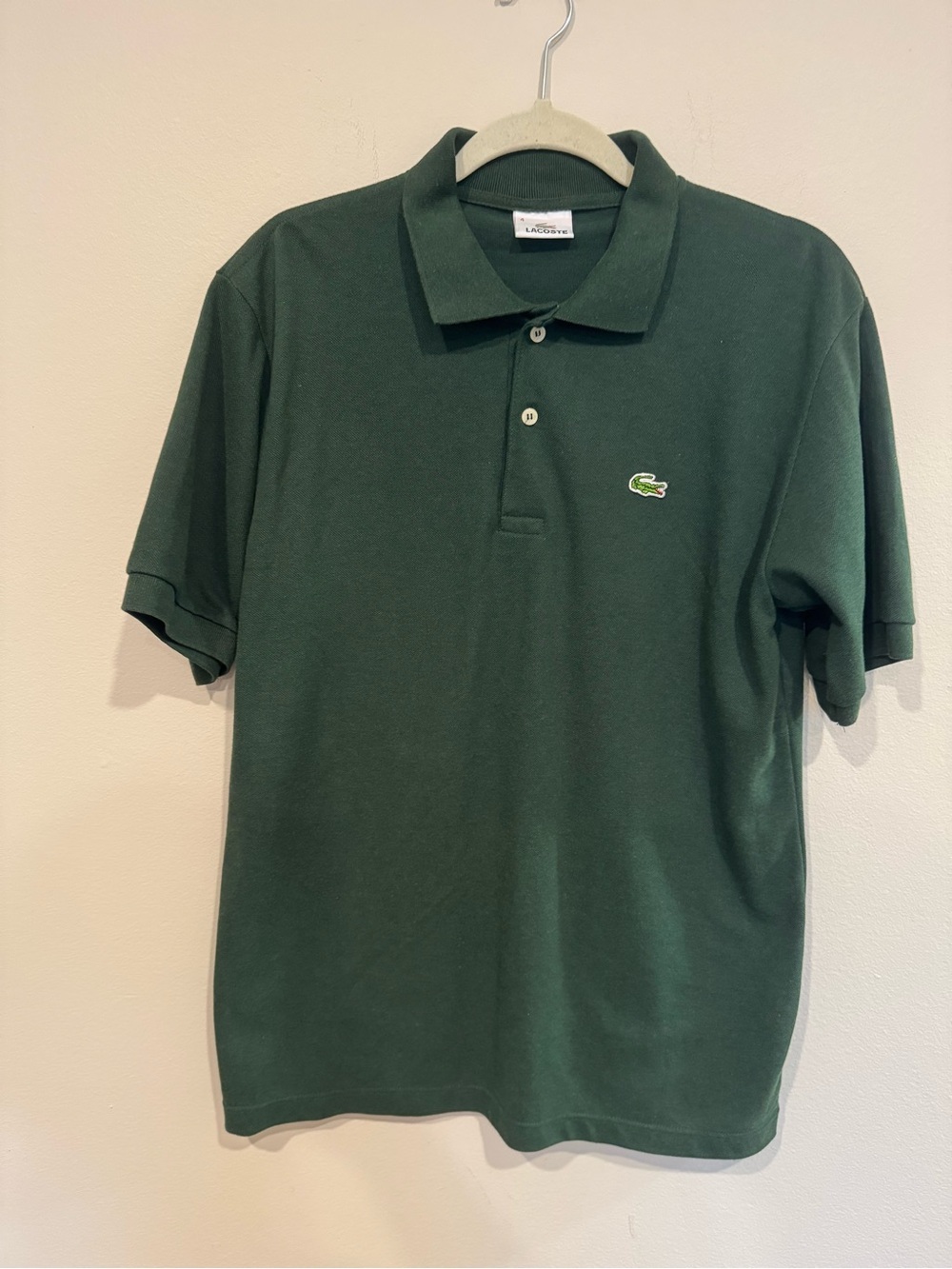 Vintage Lacoste Green Polo Shirt Size 4 Men’s M 2000s Excellent Condition